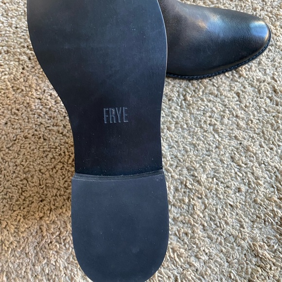 Like New- Frye Black Ankle Boots - Picture 4 of 8
